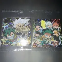 僕のヒーローアカデミア シールウエハース PUR 緑谷&死柄木 ワンフォーオール