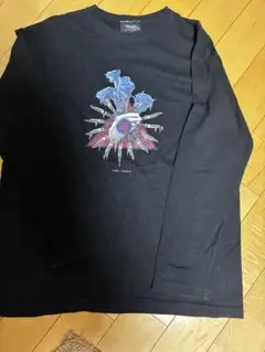 MORGAN HOMME 長袖カットソー 花柄プリント ブラック L - メルカリ