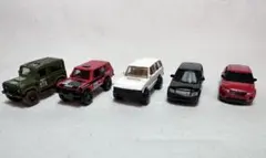 ランドローバーLANDROVERミニカー5点セット/レンジローバーディフェンダー