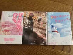 携帯小説 3冊セット