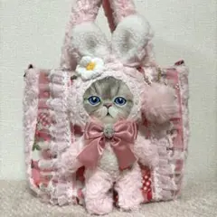 ゆ*ら様 コヤンイサムチョン　ふわモコ　うさぎルミちゃんラウンドトート