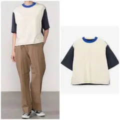 coohem コーヘンKNIT SIDELINE T-SHIRT