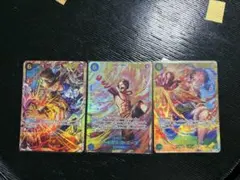ワンピース カード　ルフィ、エース、サボSEC 受け継がれる意志　セット