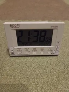 リズム(RHYTHM) スヌーピー 目覚まし時計 デジタル 電波時計