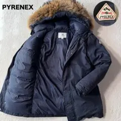 定番人気アイテム ピレネックス アヌシー ダウンジャケット ファー メンズ M