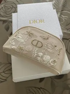 新品DIORディオール❣️正規ノベルティ刺繍ポーチ
