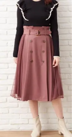 INGNI(イング) サイドチュールトレンチスカート