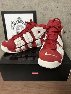 Nike Air More Uptempo Supreme シュプテン - メルカリ