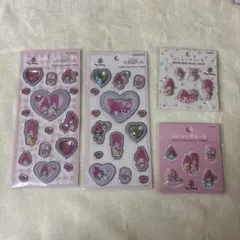 エスターバニー マイメロディ ぷにシャカシール キラキラジュエルシール コンプ