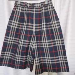 ★美品★Burberrys バーバリー キュロットパンツ ノバチェック L BURBERRY（バーバリー） パンツ ノバチェック チェック 36 : ブランド
