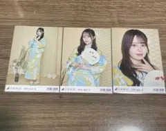乃木坂46 生写真 浴衣2025 佐藤璃果 3種コンプ♡