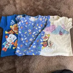 アンパンマン 半袖Tシャツ 3枚セット まとめ売りのサムネイル