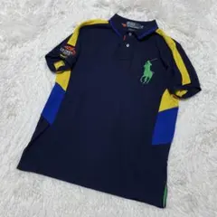 美品　ポロ　ラルフローレン　ポロシャツ　ビッグポニー　USOPEN 2012 M