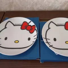 HELLO KITTY キャラクター皿 2枚セット