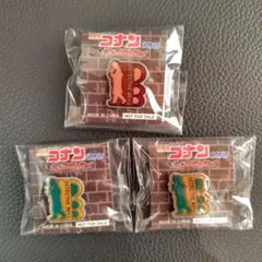 【新品未開封】名探偵コナン ピンバッジ ３個セット　非売品