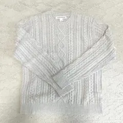 フィッシャーマン セーター ケーブルニット クルーネック コットン メンズ