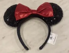 ディズニー　シー　ランド　スパンコール　カチューシャ　ミニー　カリフォルニア