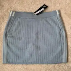 アディダス　ゴルフウェア　ニットスカート　レディースXL　LL　ブルー