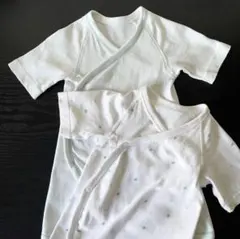 UNIQLO コンビ肌着 2色セット ライトブルー・星柄 50-60