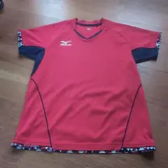 Mizuno 卓球ウェア 赤 S