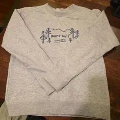 mont-bell グレー トレーナー Kid's 160