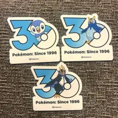 ポケモン 30周年 ステッカー 韓国限定 ポッチャマ ポッタイシ