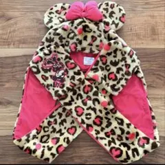 ディズニーミニーヒョウ柄マフラー