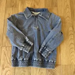 H&M デニムカラー ジップアップジャケット 104cm