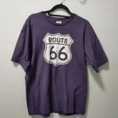 BAYSIDE ROUTE 66 Tシャツ ネイビー Lのサムネイル