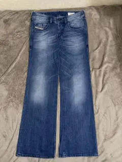 00s diesel damage flared jeans y2k studs
