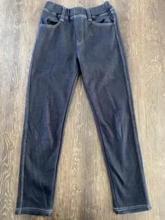 裏起毛　パンツ　サイズ140 紺色