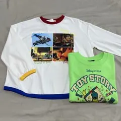 トイストーリー ロンT 長袖Tシャツ レックス 裏毛トレーナー 110cm 新品