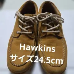 Hawkinsトラベラー ブラウン スエード ローファー24.5cmのサムネイル