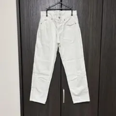 ユニクロ　ホワイト デニムパンツ