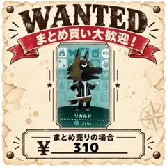 リカルド　amiibo あつ森　アミーボカード