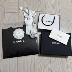 シャネル　箱　ショップ袋　カメリア