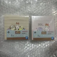 一番くじ ポケピース ハギレ風メモパッド 2点セット