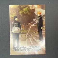 ハイキュー アニメ10周年記念展 入場特典 クリアカード KC218
