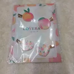 LOVERARY BY FEILER ピーチドット柄前髪クリップのサムネイル