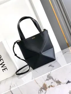 LOEWE パズルバッグ ブラック