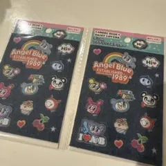 エンジェルブルー　デニムステッカー