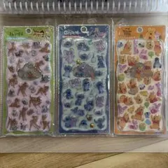 プチドロップステッカー　ディズニー3枚セット