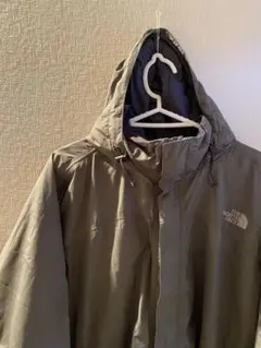 【激レア】ザノースフェイス☆刺繍ワンポイントロゴ カーキ系 マウンテンパーカー