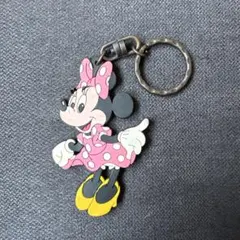 ミニーマウス ラバーキーホルダー