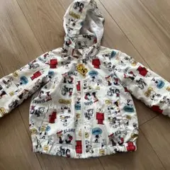 キャラクター柄 フード付きアウター 95cm未満