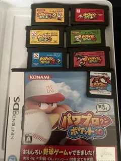 パワプロクンポケット1.2、3、4、5、6、7、10 7本セット　パワポケ