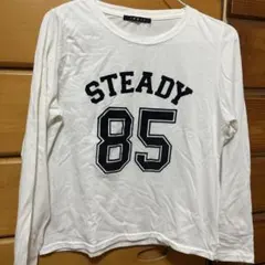 INGNI 白の数字長袖Tシャツ