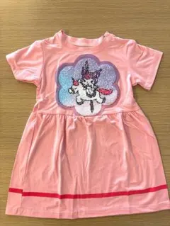 マイメロ クロミ スパンコール ワンピース ピンク 新品未使用 訳あり