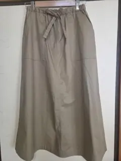 McGREGOR(マックレガー)ロングスカート ウエスト総ゴム　リボン付き