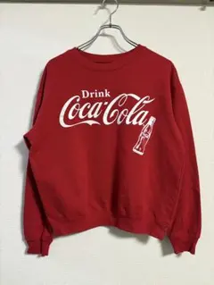 販促 企業物 Coca-Cola 古着 ロゴ刺繍 ジップアップフリースベスト